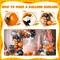 Halloween Boo Latex Balloon Arch Garland Kit (Orange Black White)